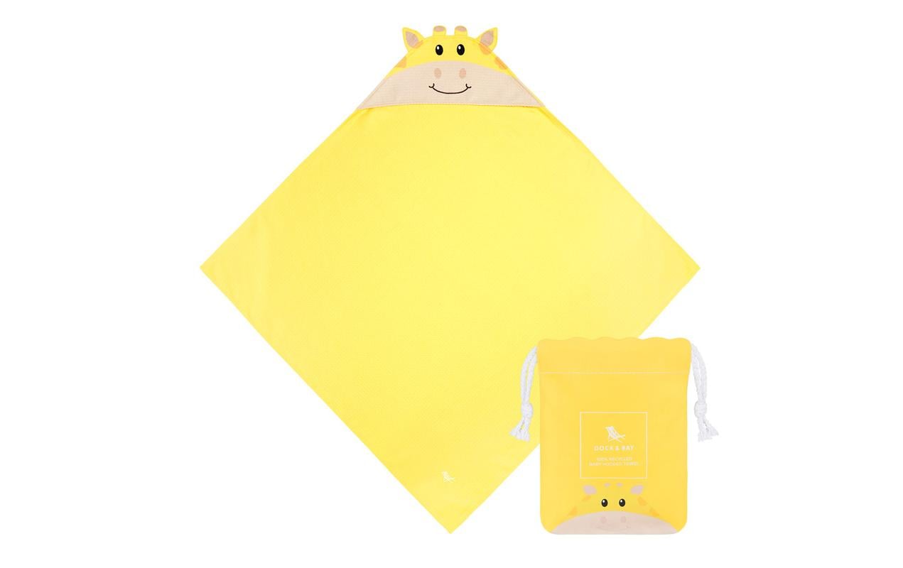 Dock & Bay Baby-Kapuzentuch Giraffe 75 x 75 cm, Gelb Dock & Bay Baby-Kapuzentuch Giraffe 75 x 75 cm, Gelb