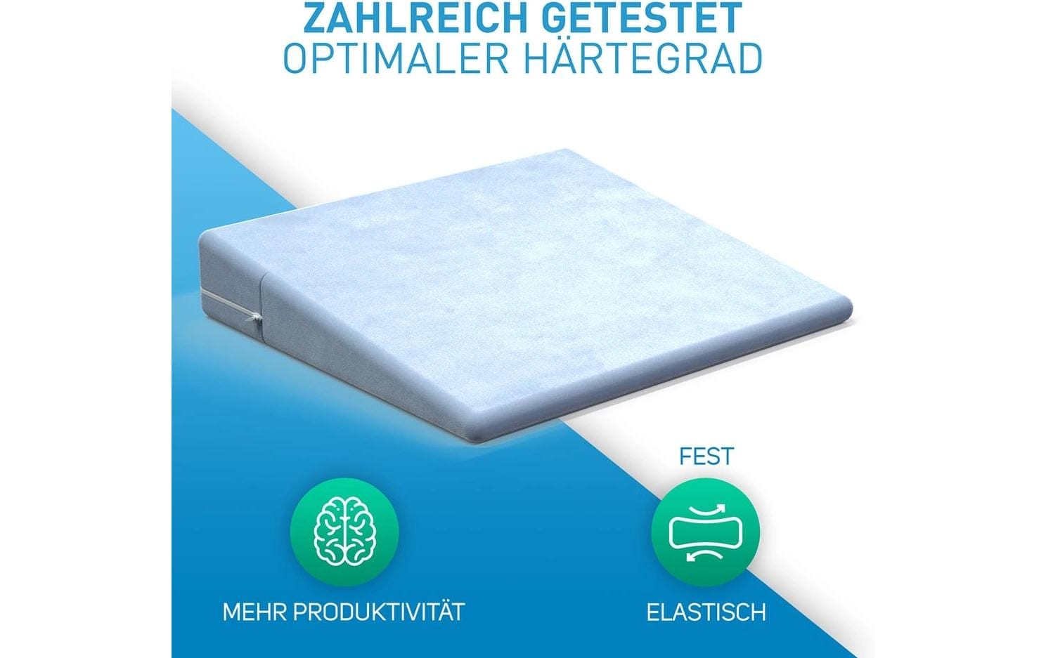 Flipline Keilkissen mit Samtbezug – Antirutschbezug