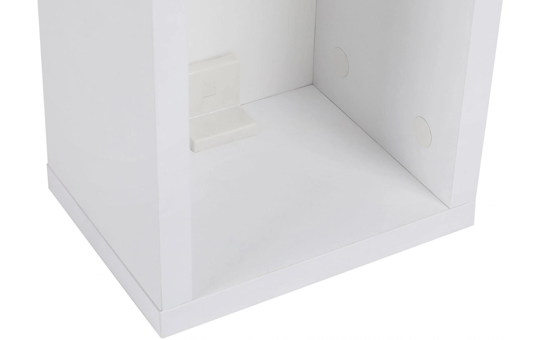 Woody Fashion Nachttisch Turra 20 x 65 x 15 cm, Weiss