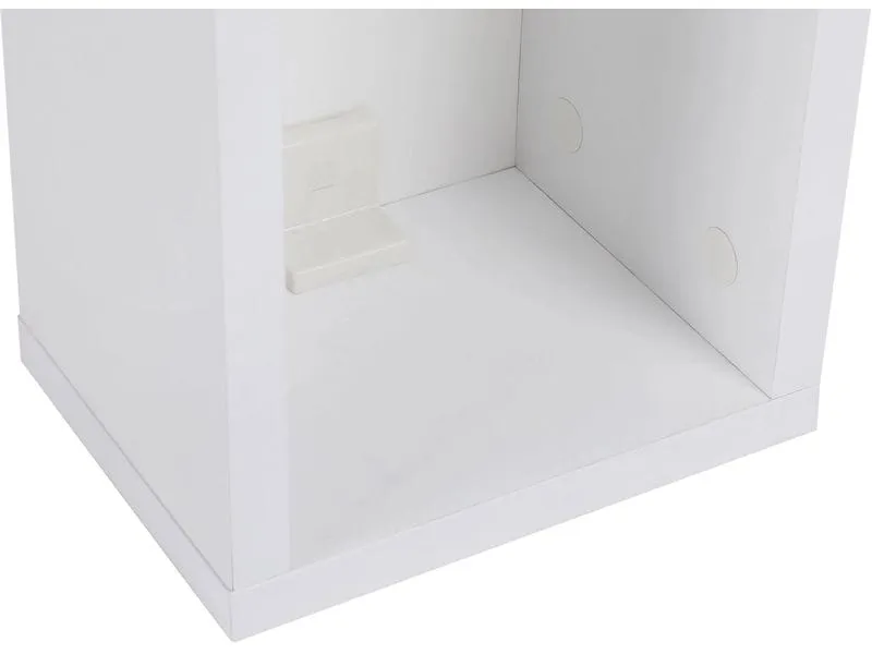 Woody Fashion Nachttisch Turra 20 x 65 x 15 cm, Weiss Woody Fashion Nachttisch Turra 20 x 65 x 15 cm, Weiss
