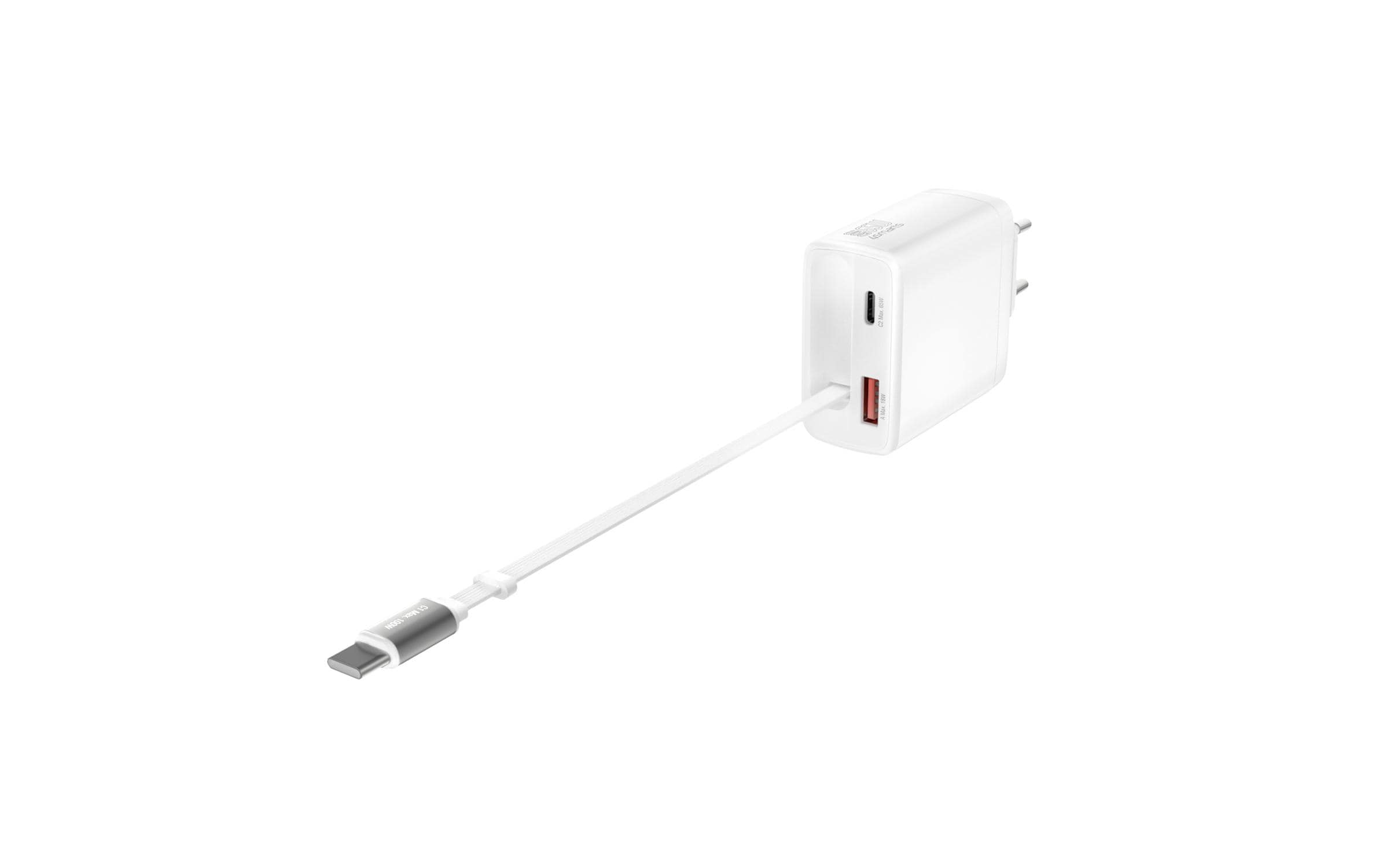 4smarts USB-Wandladegerät PDPlug Slim 65W GaN Jojo Weiss 4smarts USB-Wandladegerät PDPlug Slim 65W GaN Jojo Weiss