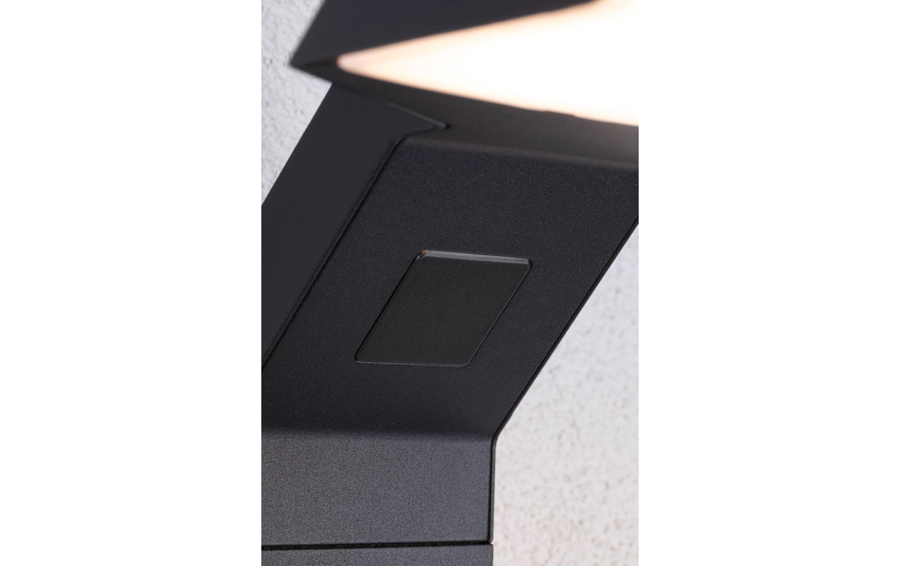 Paulmann Wandleuchte Zerena, 3000K, 10W, Anthrazit