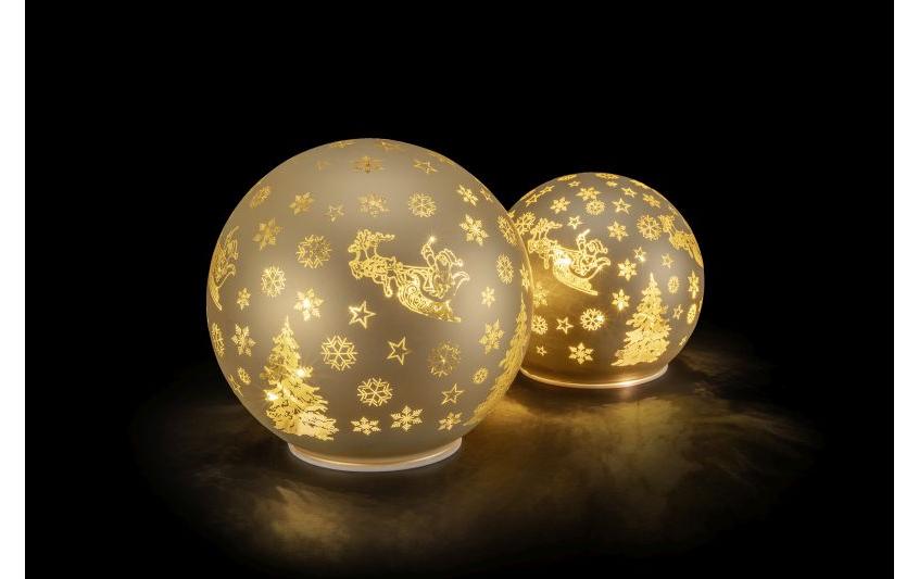 STT 2er Set Glass Ball Gold STT 2er Set Glass Ball Gold