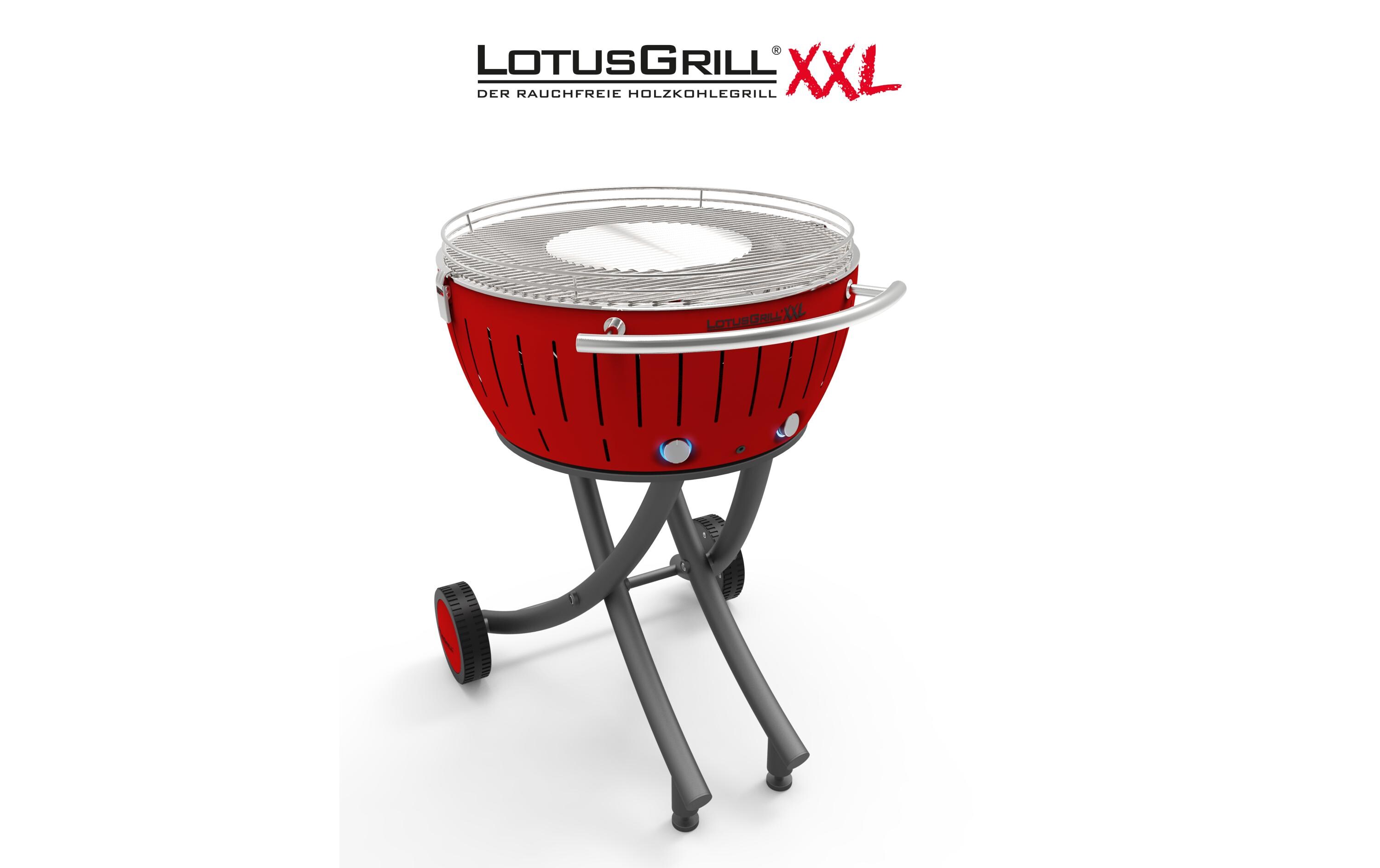 LotusGrill Holzkohlegrill XXL Rot