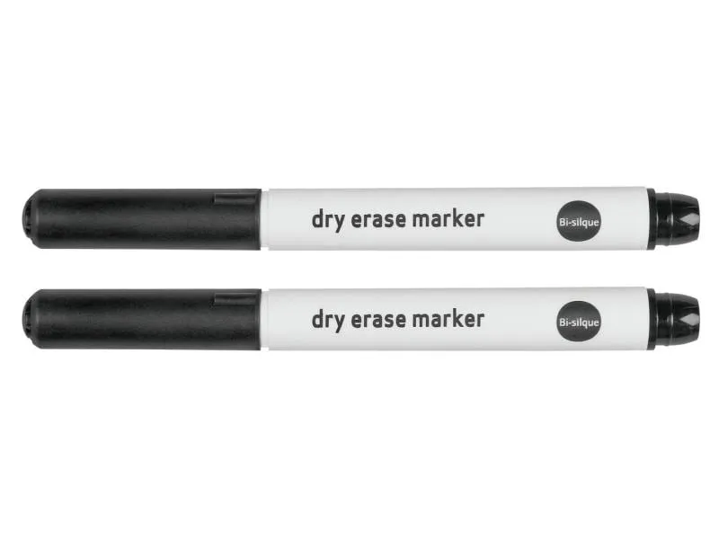 Bi-Office Glasboardmarker Schwarz, 2 Stück Bi-Office Glasboardmarker Schwarz, 2 Stück