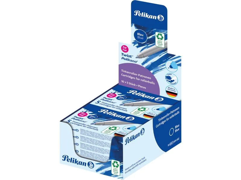 Pelikan Tintenpatrone Twist eco Blau, 5 Stück Pelikan Tintenpatrone Twist eco Blau, 5 Stück