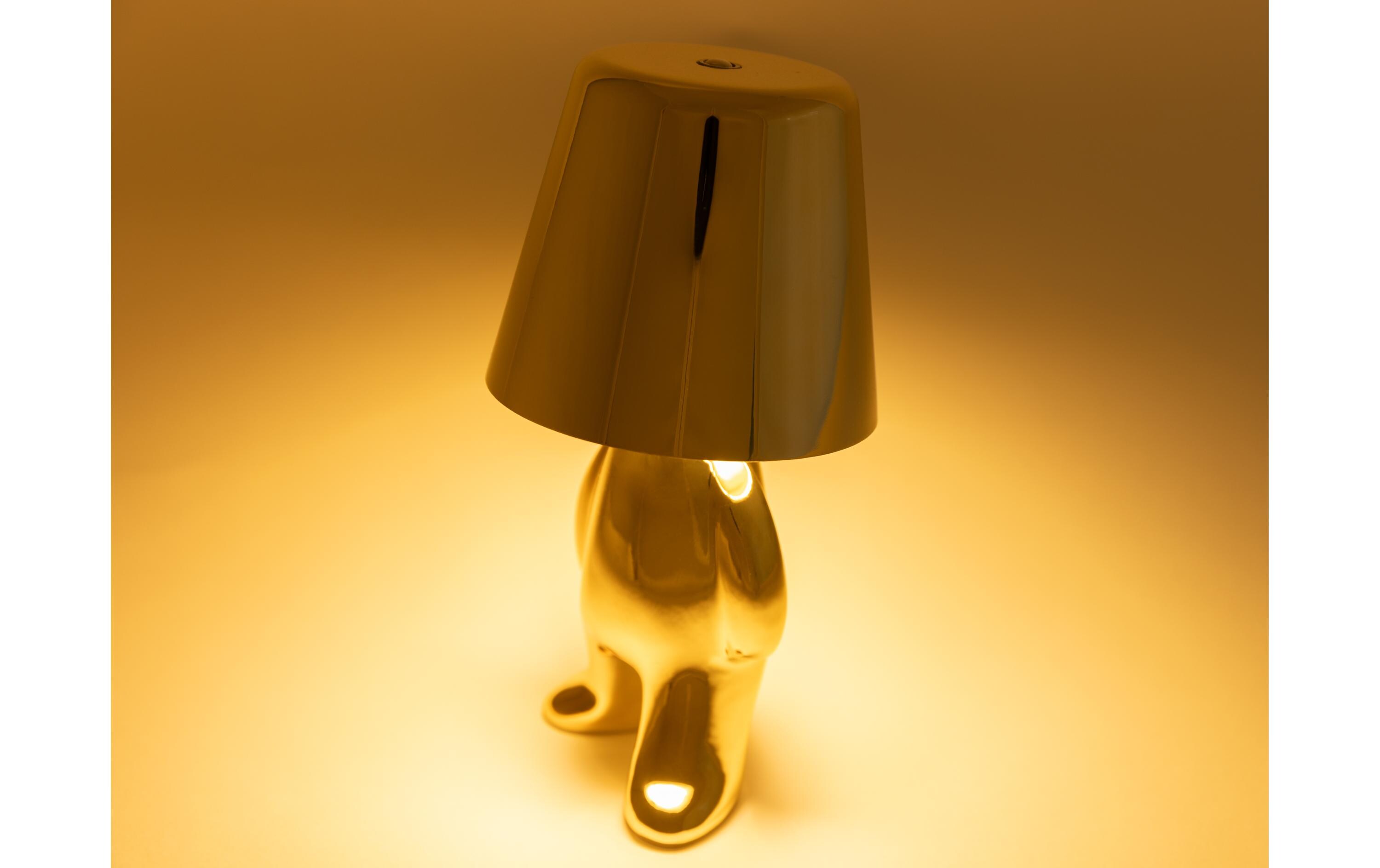 COCON Goldene Tischleuchte CAPTAIN