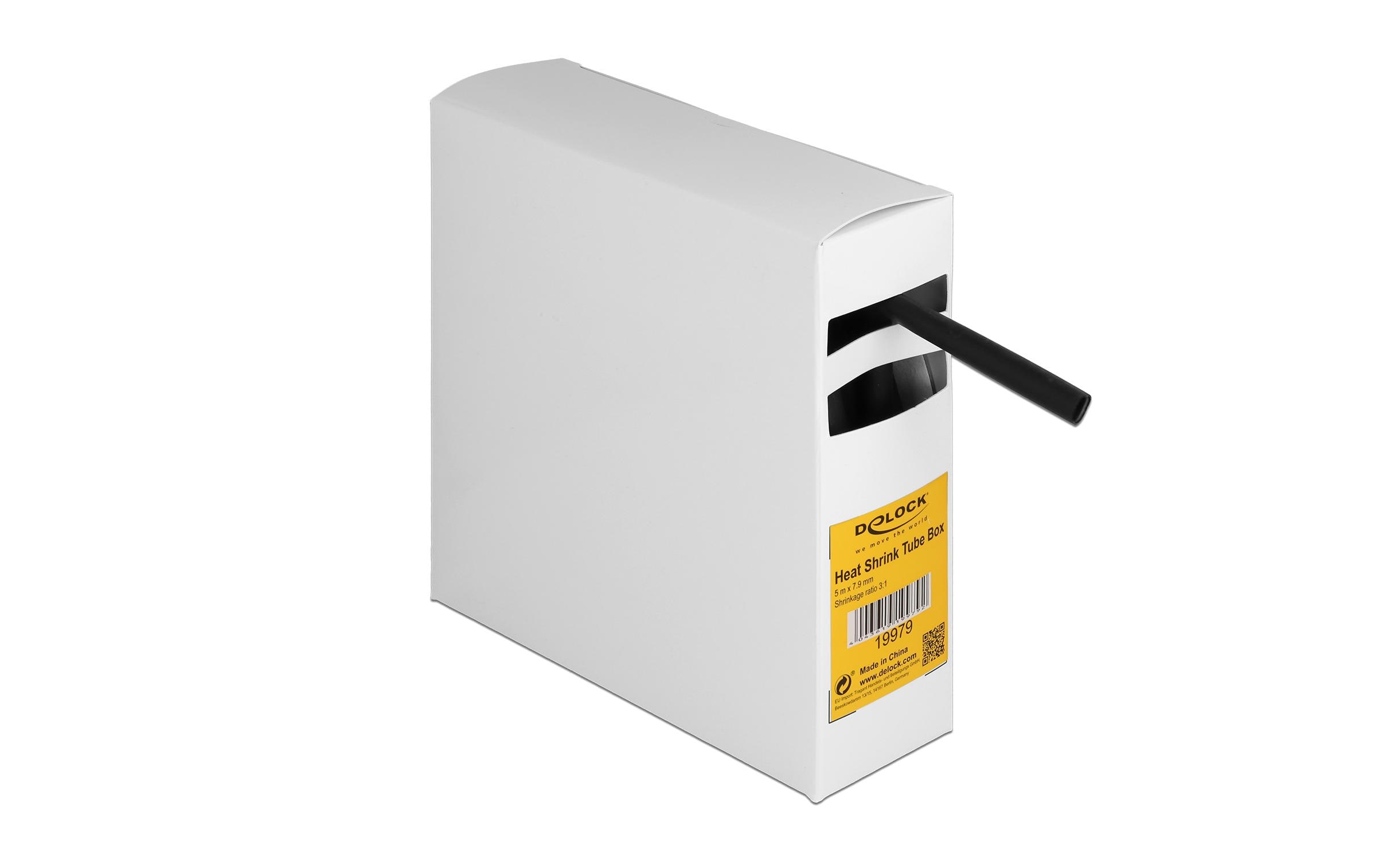 Delock Schrumpfschlauch Box mit Innenkleber, 5 m x 7.9 mm Delock Schrumpfschlauch Box mit Innenkleber, 5 m x 7.9 mm