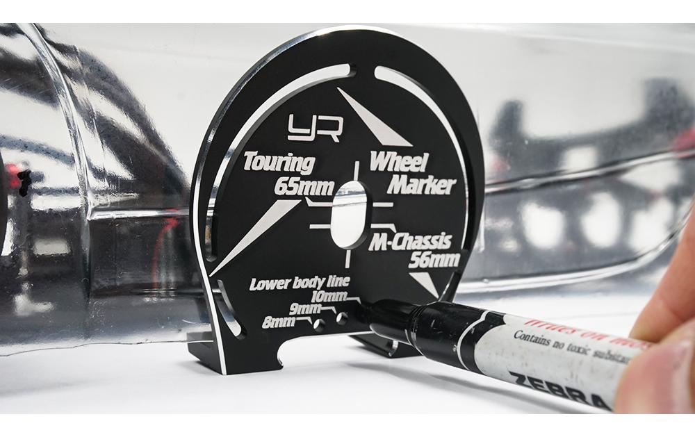 Yeah Racing Rad-Marker für 1:10 Karosserien Yeah Racing Rad-Marker für 1:10 Karosserien