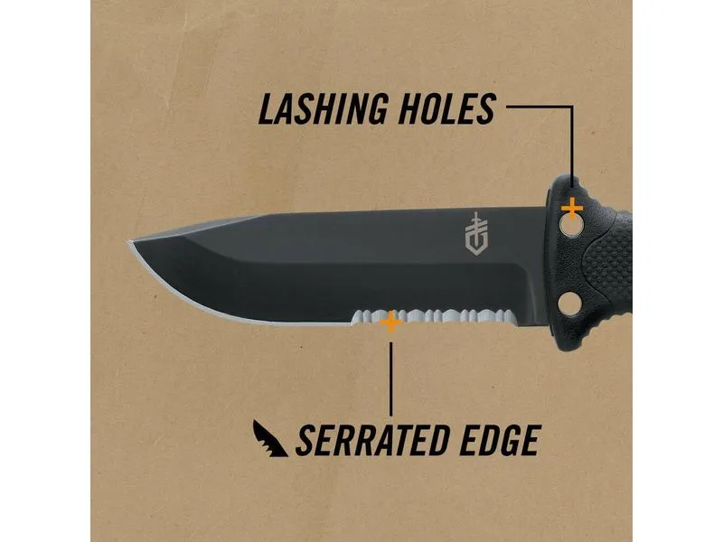 Gerber Survival Knife LMF II INFANTRY FIXED Schwarz Gerber Survival Knife LMF II INFANTRY FIXED Schwarz
