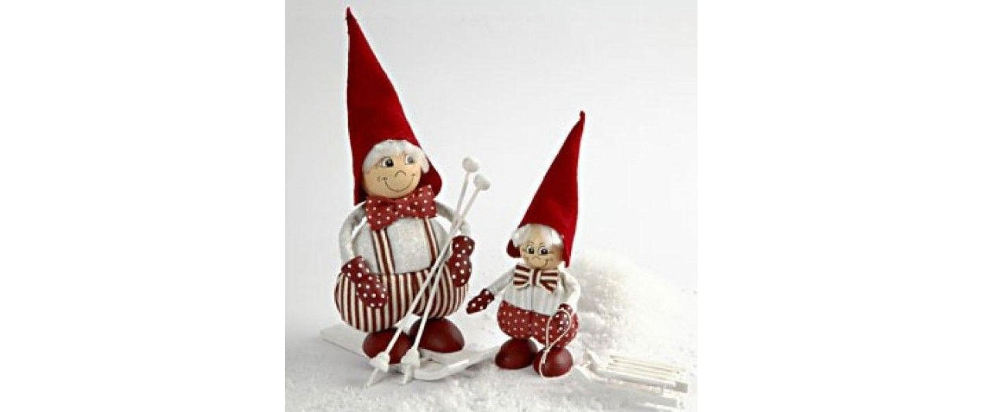 Creativ Company Mini-Figur Ski mit Stöcken 11 x 3.8 cm