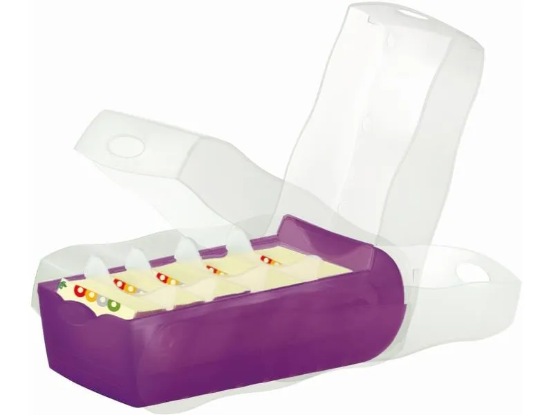 HAN Karteibox Croco A7, Violett HAN Karteibox Croco A7, Violett
