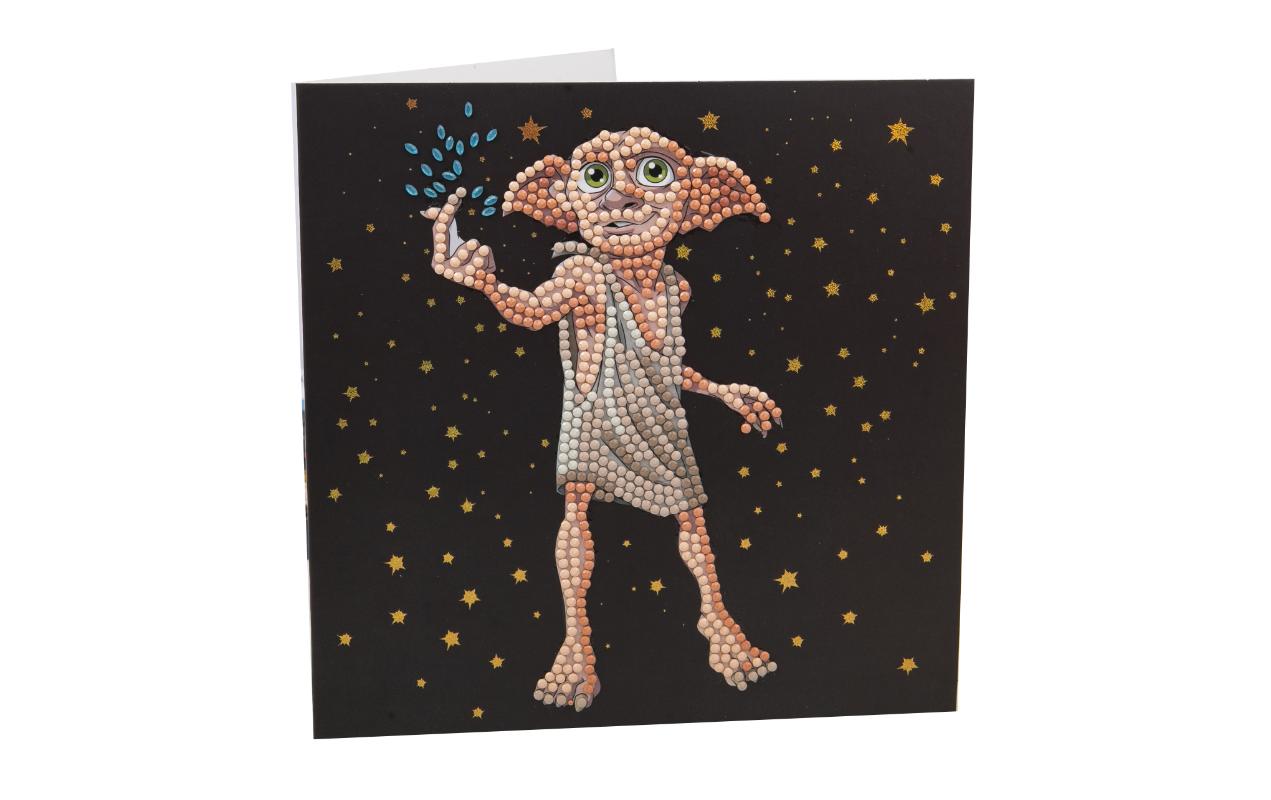 CRAFT Buddy Bastelset Crystal Art Card Dobby der Hauself