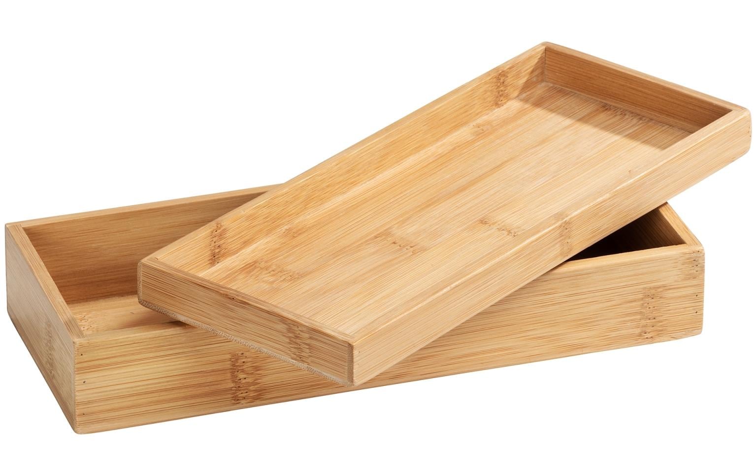 Wenko Bad-Utensilienhalter Terra Nature, mit Deckel