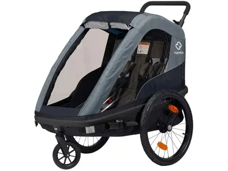 Hamax Veloanhänger Avenida Twin Blau