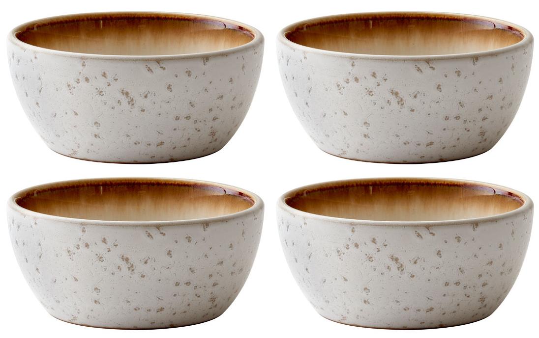Bitz Snackschale 12 cm, 4 Stück, Crème/Beige