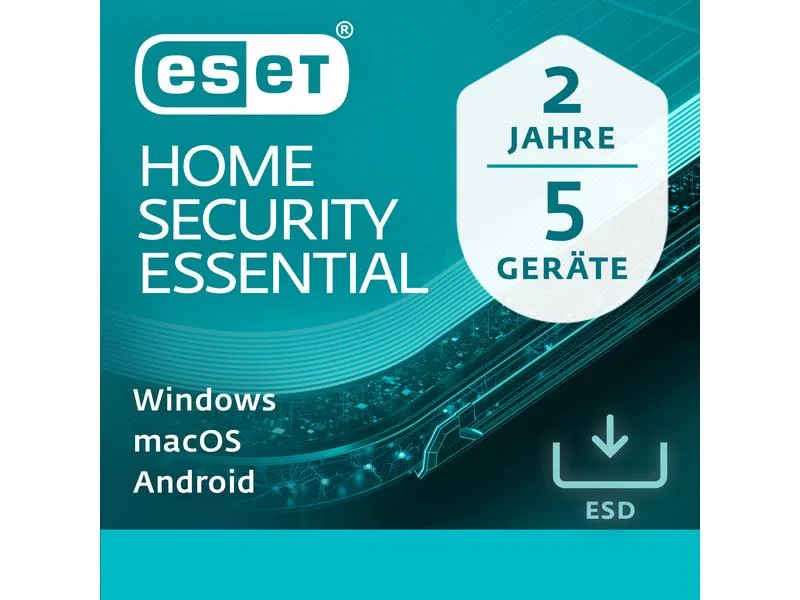 ESET HOME Security Essential ESD, Vollversion, 5 User, 2 Jahre ESET HOME Security Essential ESD, Vollversion, 5 User, 2 Jahre