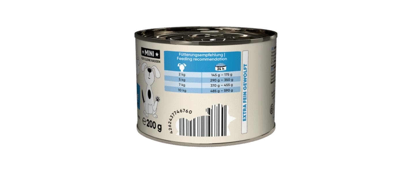 Lucky Jim Nassfutter Mini Adult Huhn und Forelle 200 g