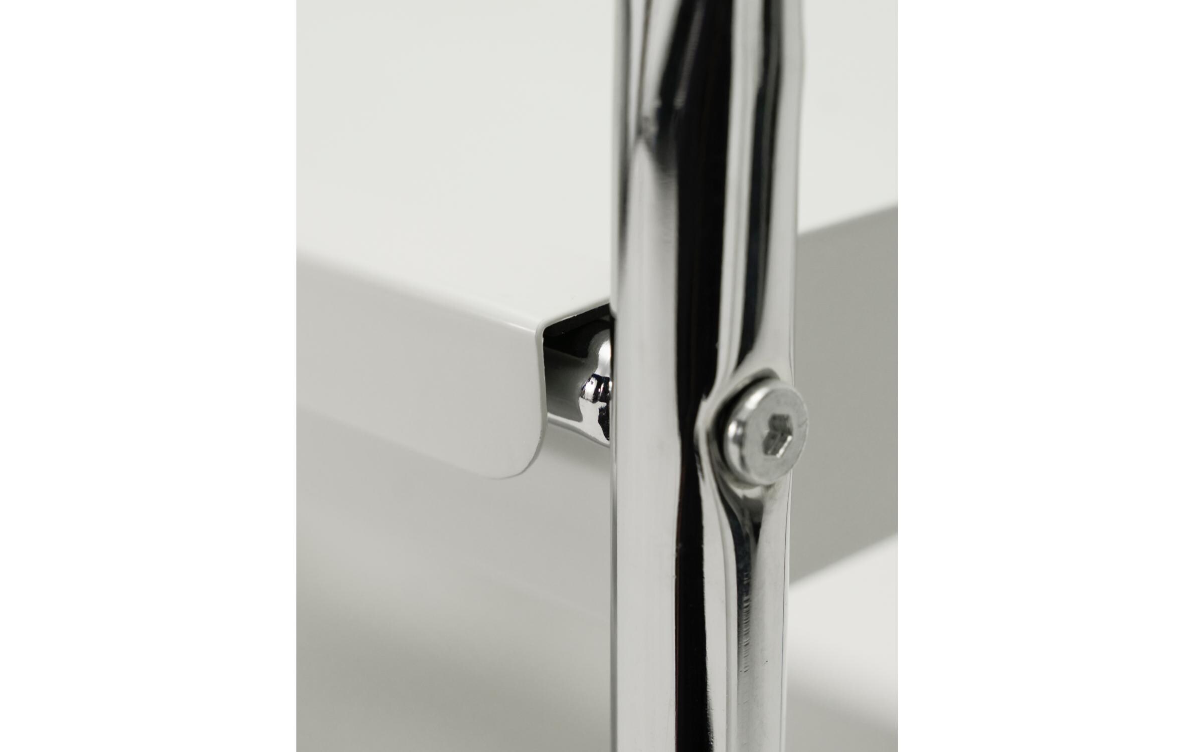 House Doctor Bartrolley HDRoll, 42 x 38 x 85 cm, Silber / Weiss