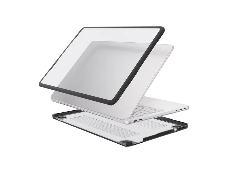 4smarts Shell Case für Apple MacBook Neo, schwarzer Rahmen 4smarts Shell Case für Apple MacBook Neo, schwarzer Rahmen