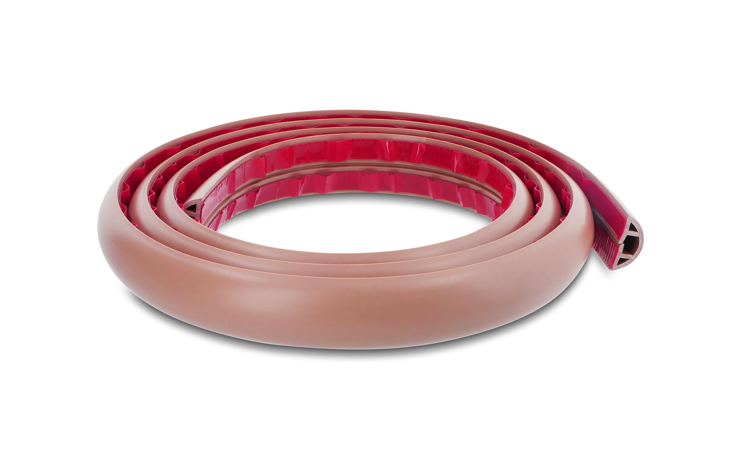 Delock Kabelkanal PVC flexibel 2 m x 30 mm Braun