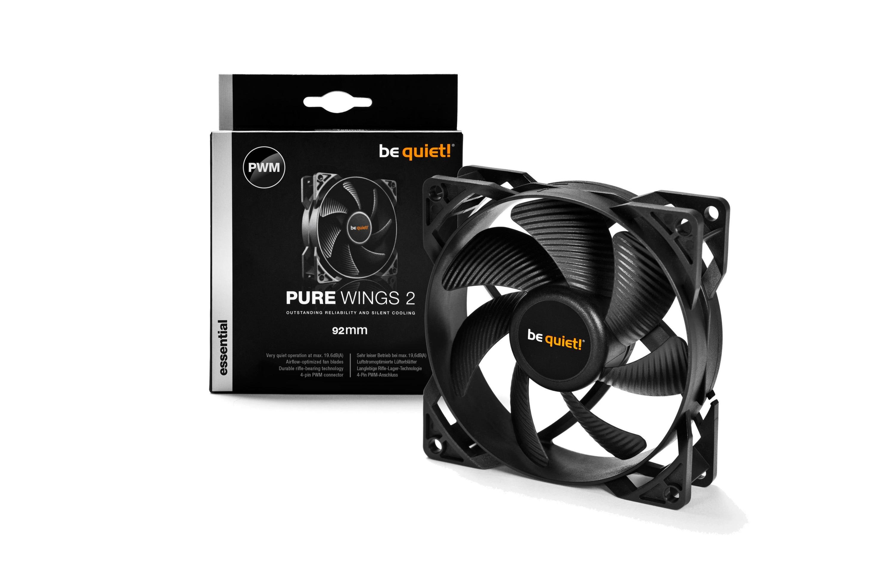 be quiet! PC-Lüfter Pure Wings 2 92 mm PWM