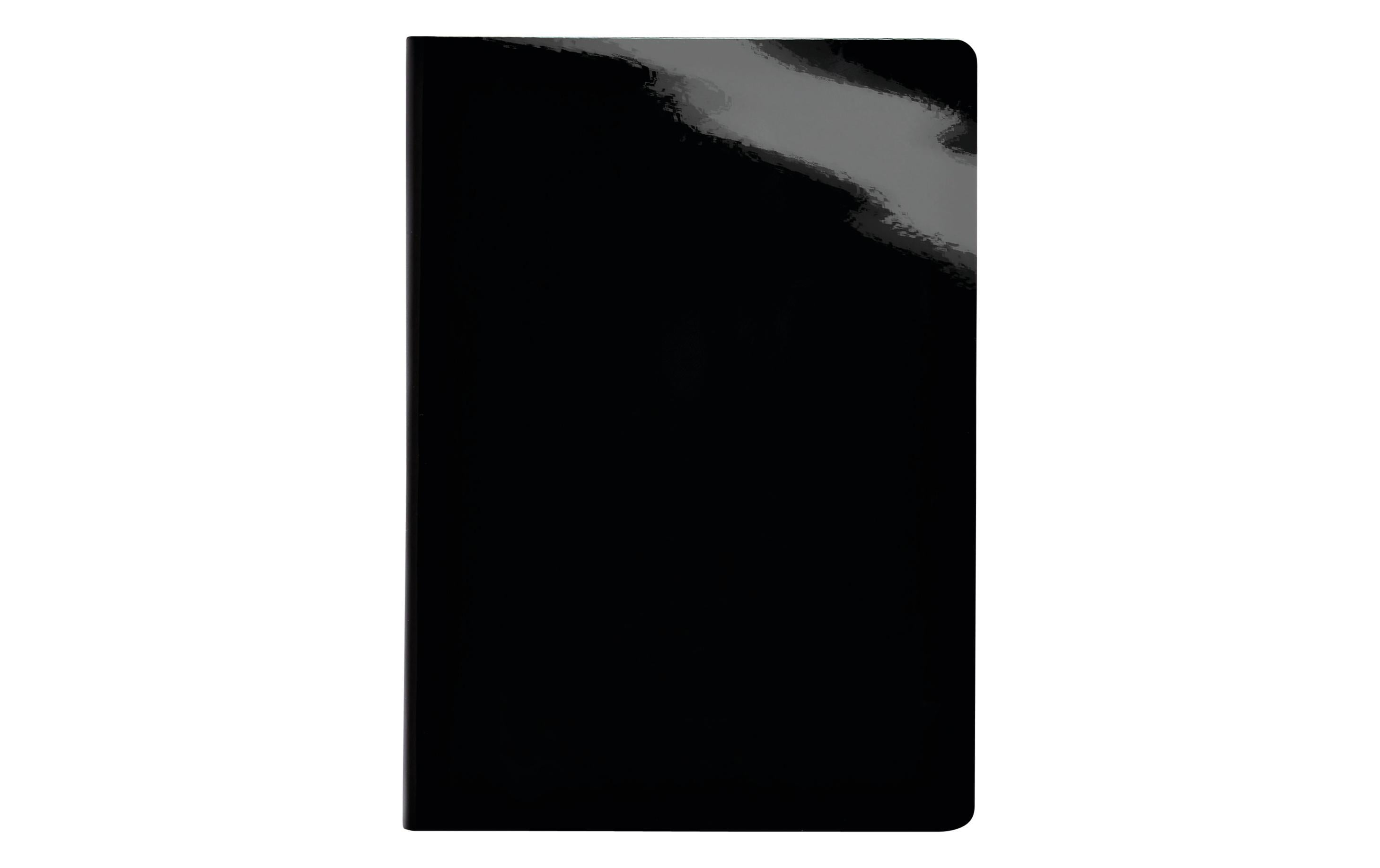 Nuuna Notizbuch Candy Black, 15 x 10.8 cm, Dot, Schwarz