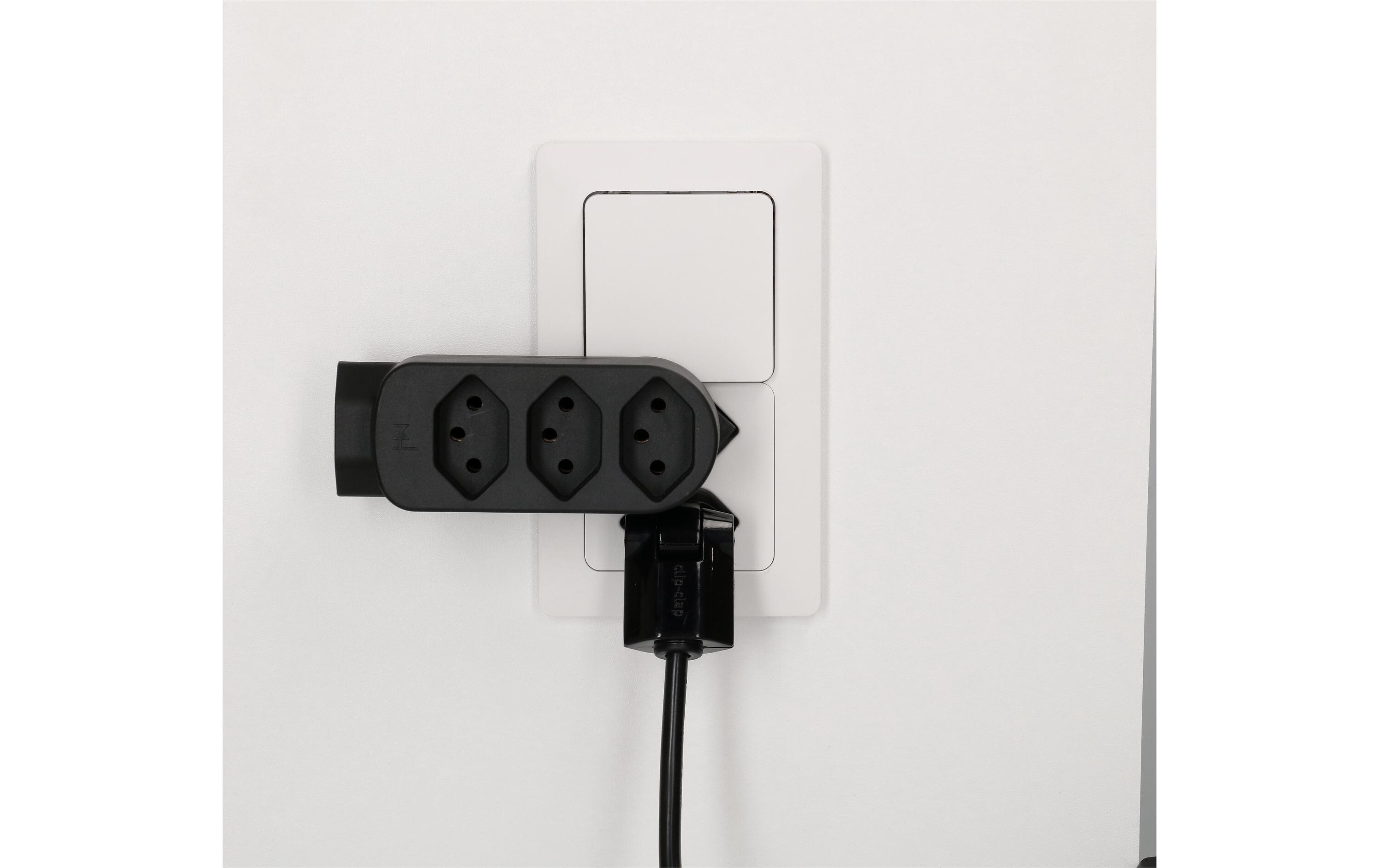 Max Hauri Abzweigstecker ADAPT 3+1x Typ 13, drehbar Green+Fair 3