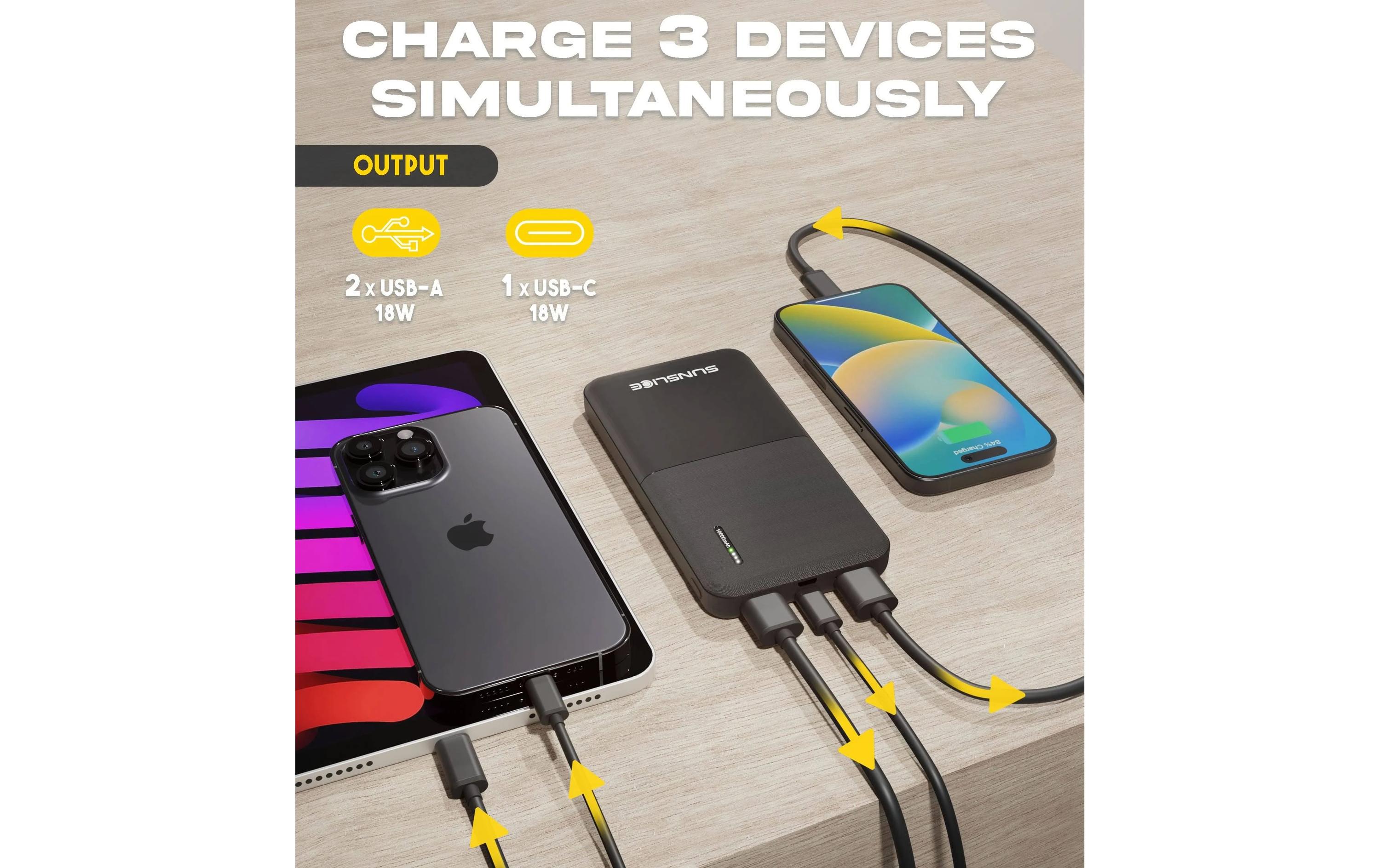 SunSlice Powerbank Gravity 10 - 10000 mAh