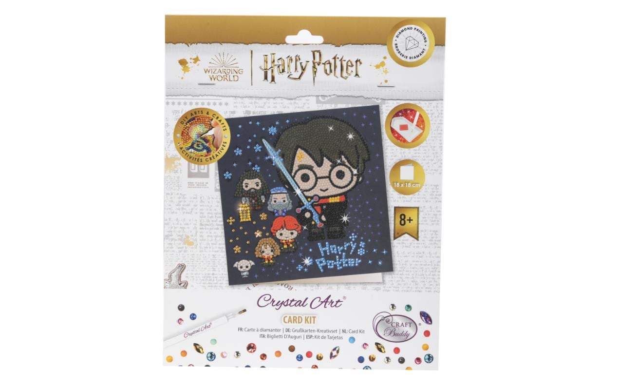 CRAFT Buddy Bastelset Crystal Art Card Harry Potter Family