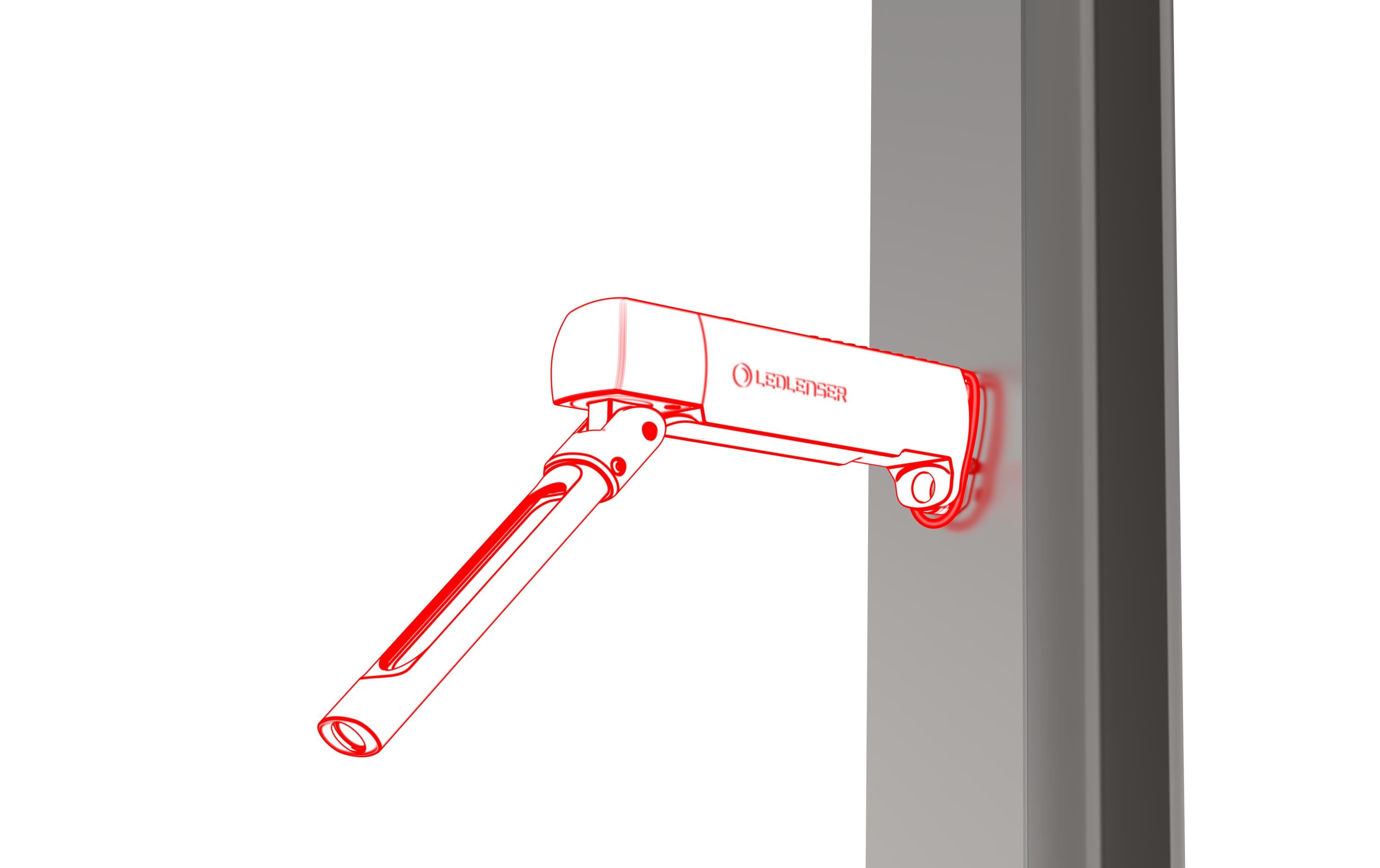 LED LENSER Taschenlampe W6R Work, 500 lm