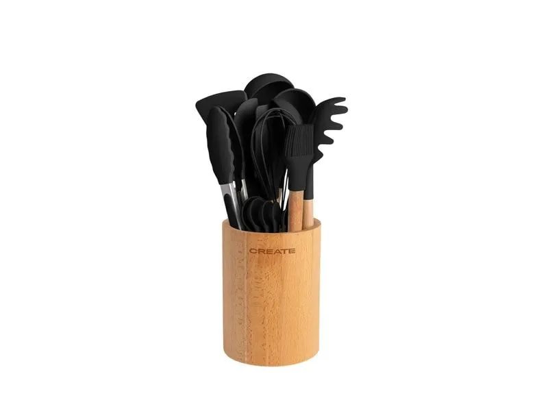Create Küchenutensilien Set Schwarz Create Küchenutensilien Set Schwarz