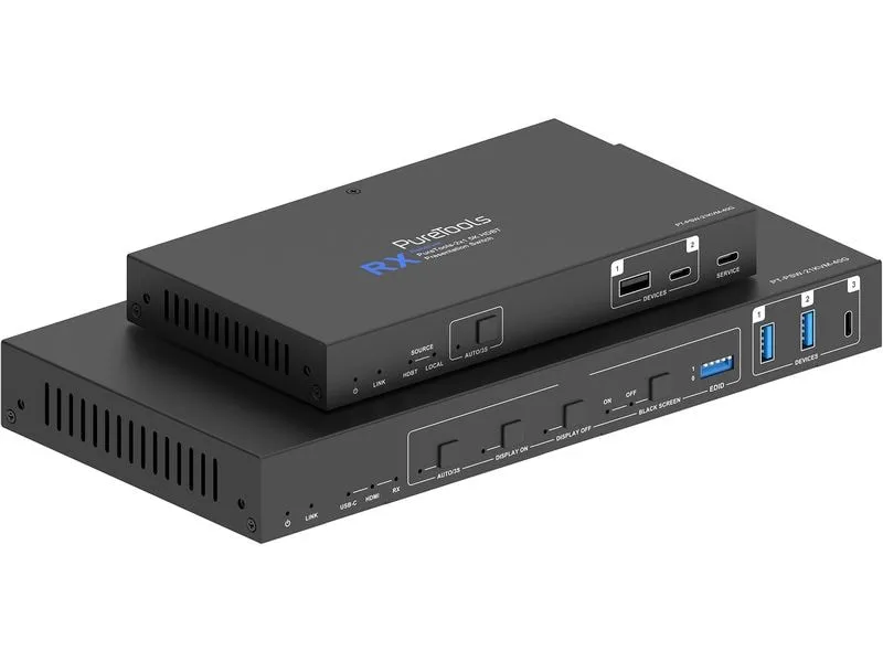 PureLink PureTools Switcher PT-PSW-21KVM-40G 2x1, HDMI/USB-C, HDBT, HDMI, 5K