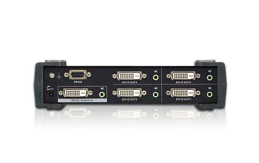 Aten 4-Port Signalsplitter VS174 DVI-Dual-Link/Audio