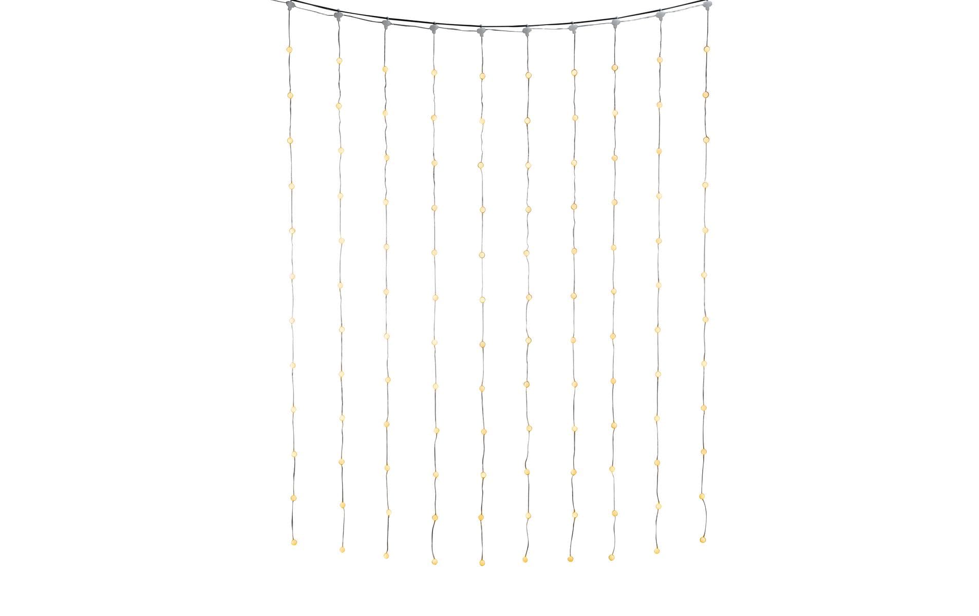 Konstsmide LED Lichtervorhang mit 120 Schneebälle USB, IP20