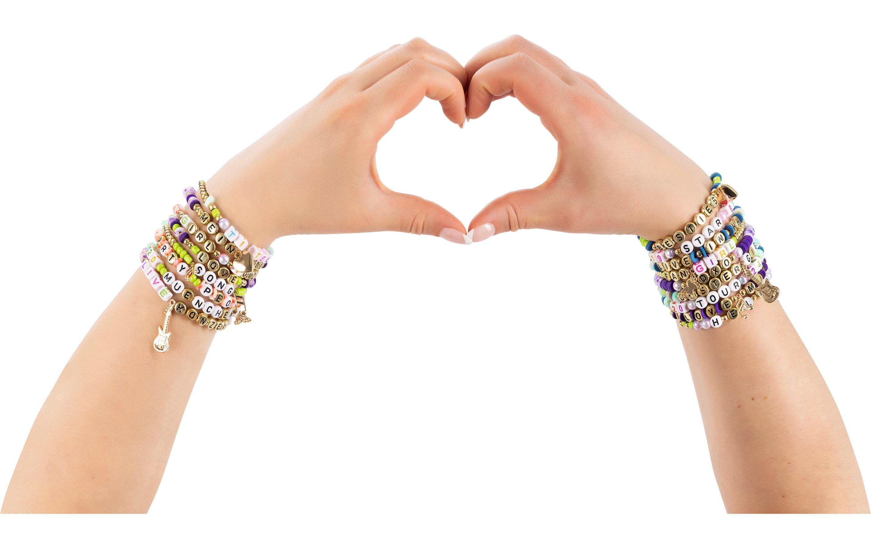 MAXXmee Bastelset für Armbänder 2400 Teile