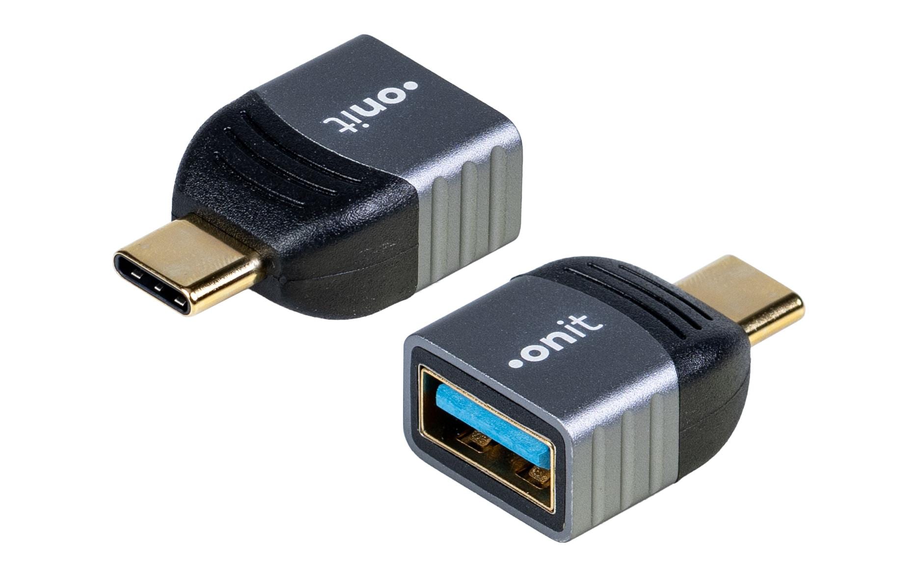 onit USB 3.1 Adapter USB-C Stecker - USB-A Buchse, 1 Stück onit USB 3.1 Adapter USB-C Stecker - USB-A Buchse, 1 Stück