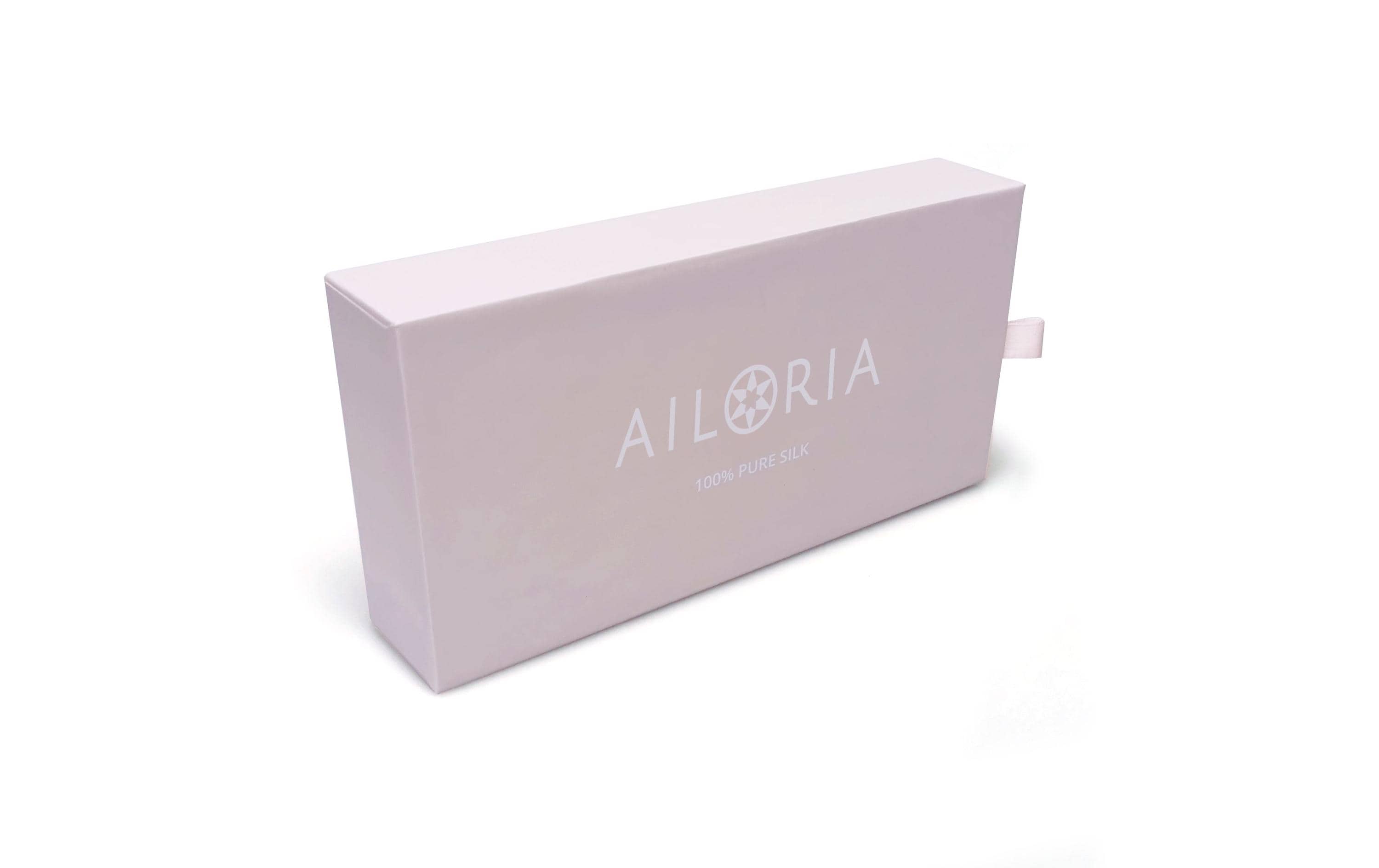 Ailoria Beauty Sleep Kopfkissenbezug Seide 65 x 65 cm Anthrazit