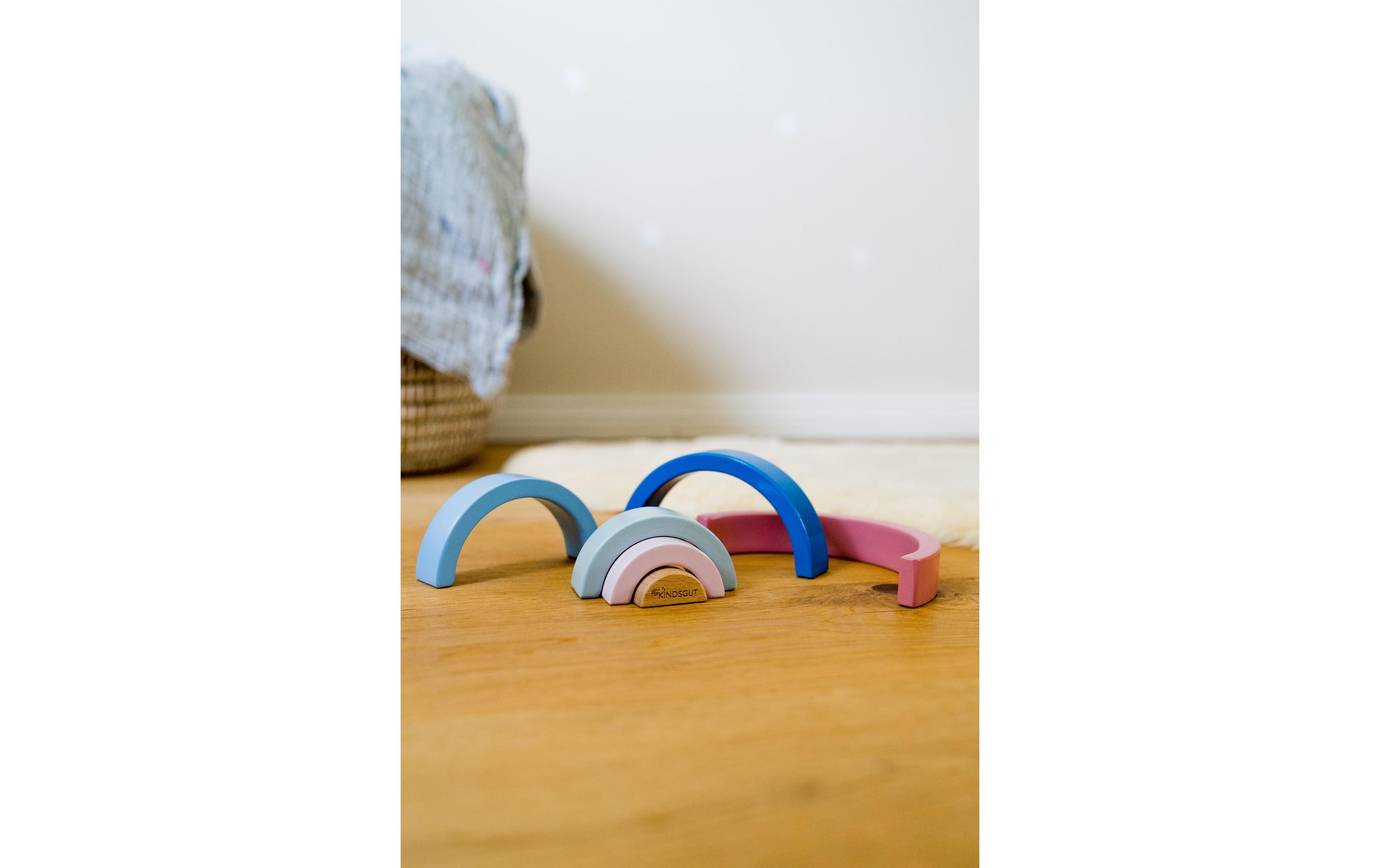 Kindsgut Stapelspielzeug Holz-Regenbogen
