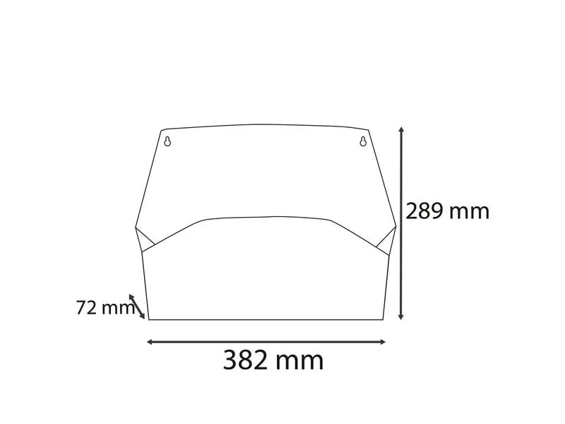 Exacompta Wandfach AutentiK, 1-fach, 72 x 382 x 289 mm, Bonbonrosa