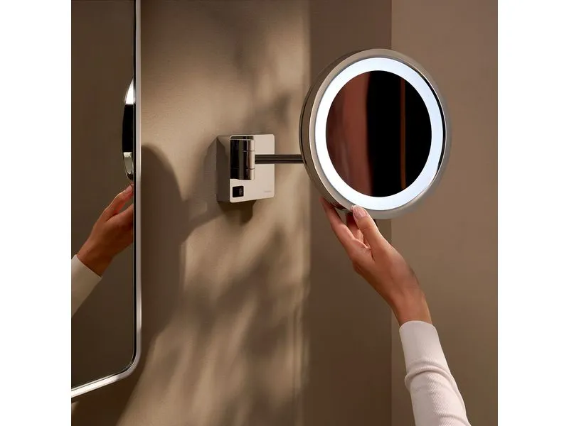 hansgrohe Kosmetikspiegel Chrom hansgrohe Kosmetikspiegel Chrom