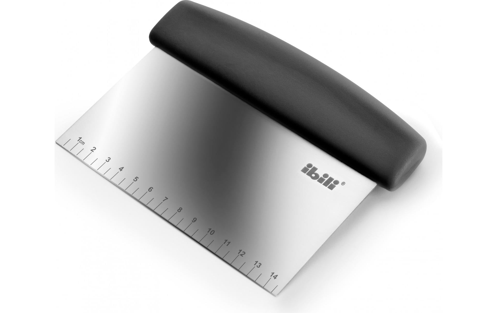 Ibili Teigschnieder schwarz-Griff Ecoprof 16 x 12.5 cm Schwarz