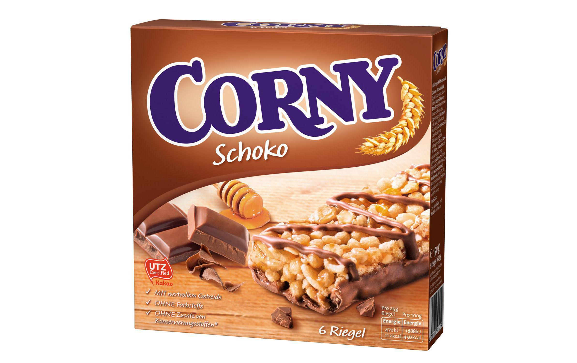Corny Riegel Schoko 6 x 25 g