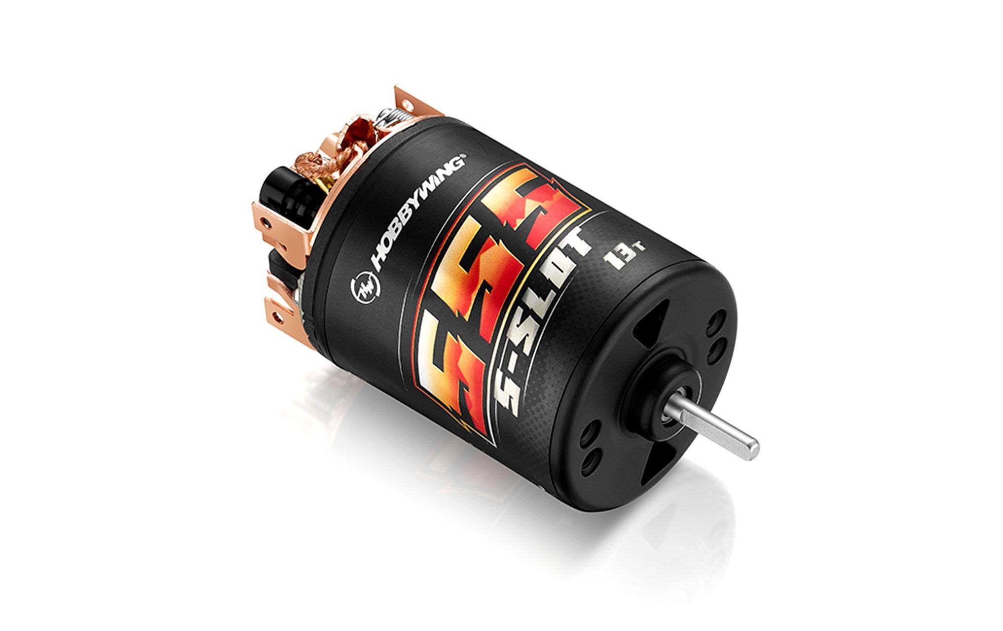 Hobbywing Brushed Motor Quicrun 555 5-Slot, 13T Hobbywing Brushed Motor Quicrun 555 5-Slot, 13T