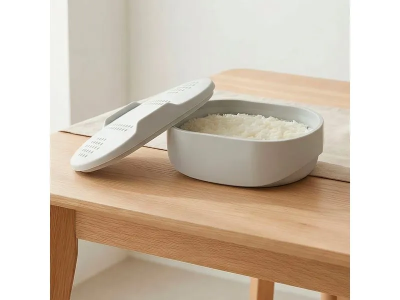 GOURMETmaxx Reiskocher 1.9 l, Grau/Hellgrau GOURMETmaxx Reiskocher 1.9 l, Grau/Hellgrau