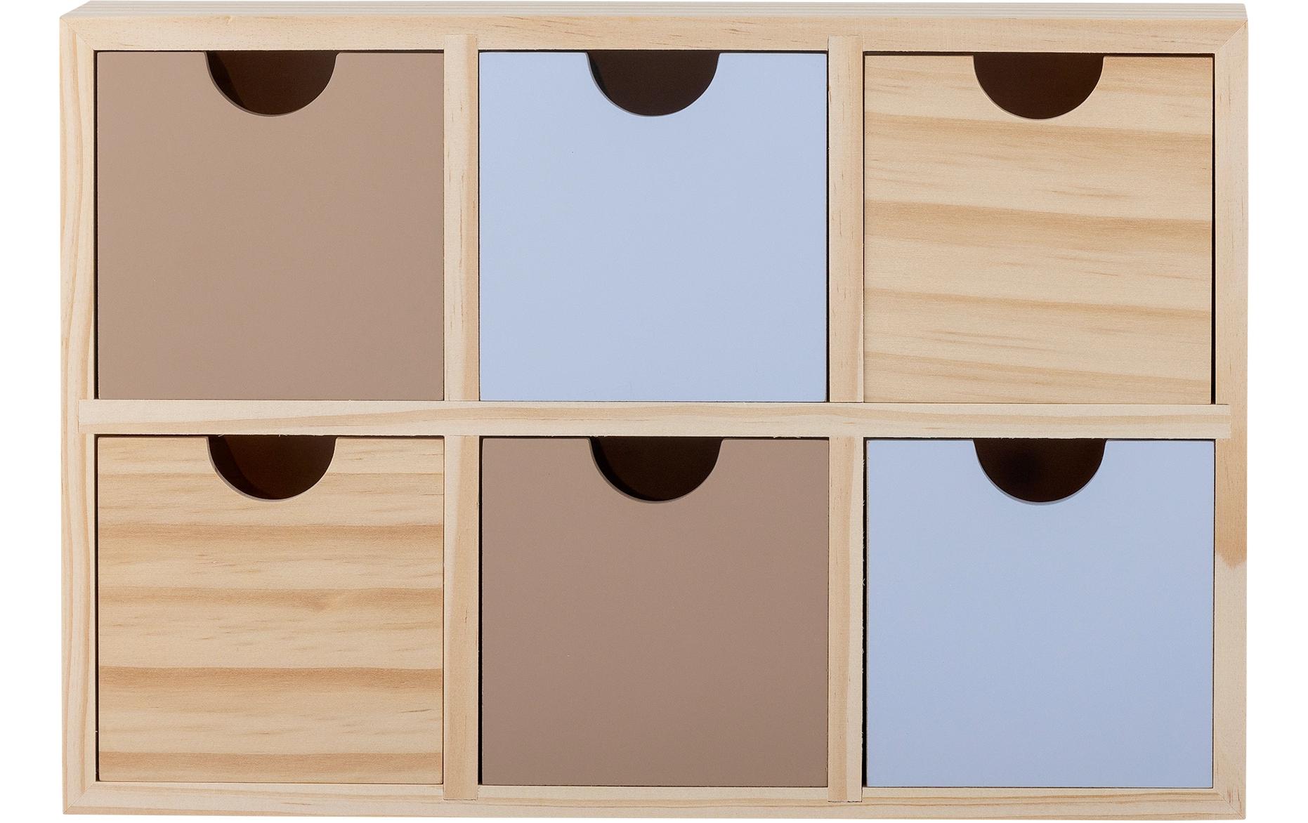 Bloomingville Setzkasten Calle 27 x 18 x 8 cm, Natur