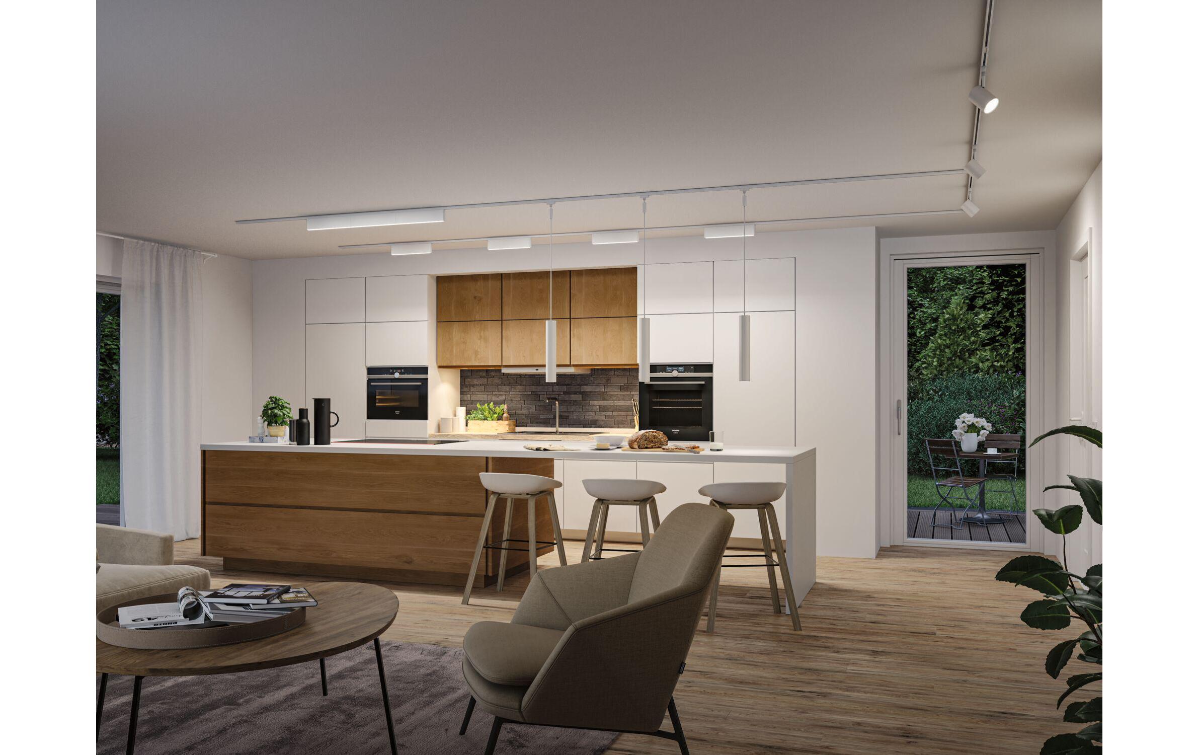 Paulmann URail LED Lightbar Ceris 9.5W, 3000K, signalweiss