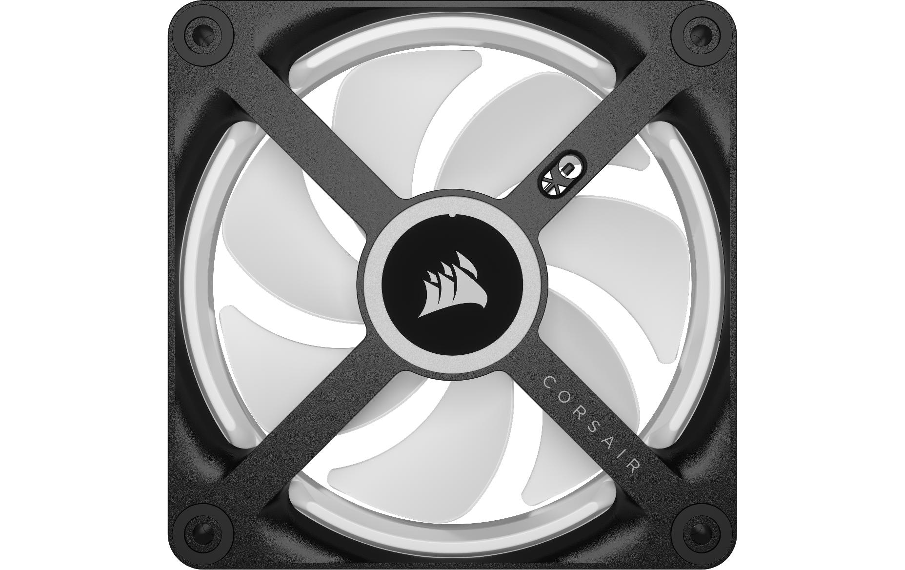 Corsair PC-Lüfter iCUE QX120 RGB Expansion Kit Schwarz