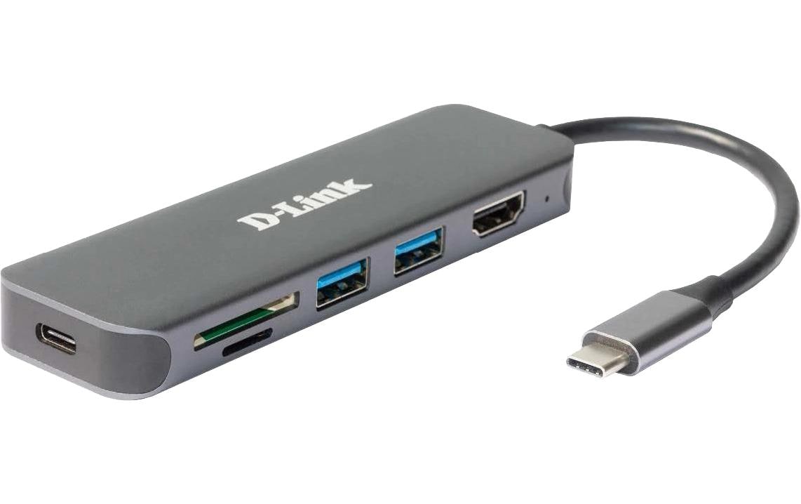 D-Link DUB-2327 USB-C Hub USB Typ-A/USB Typ-C D-Link DUB-2327 USB-C Hub USB Typ-A/USB Typ-C