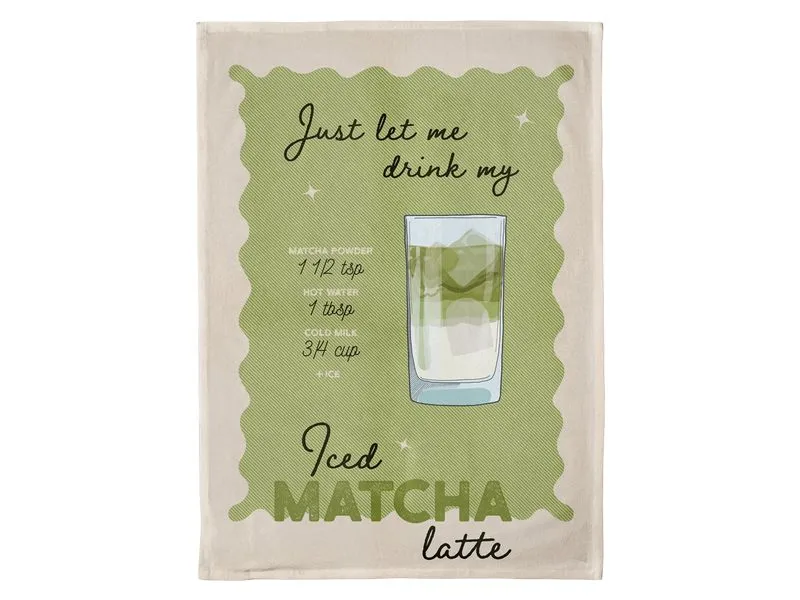 Chic Mic Geschirrtuch Iced Matcha Grün/Beige Chic Mic Geschirrtuch Iced Matcha Grün/Beige